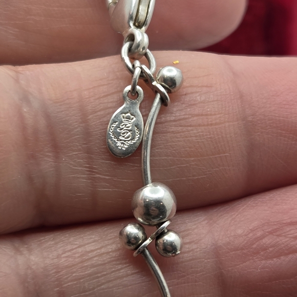 Premiere Designs Necklace Silver Tone Beaded Costume Signed - Picture 2 of 6